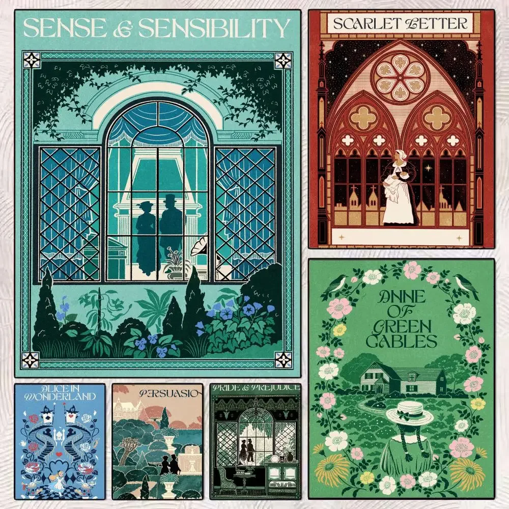 Vintage Collectible Posters - Винтажная коллекция: картины, каллиграфия, эстетичные постеры